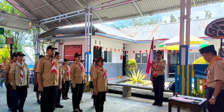 Pelantikan Gugus Depan Sekolah Luar Biasa AGCA Center Manado, Wujud Komitmen Pramuka Inklusif