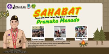 Kwarcab Manado Gelar Giat “SAHABAT PRAMUKA MANADO” Peringati Hari Bapak Pramuka Indonesia