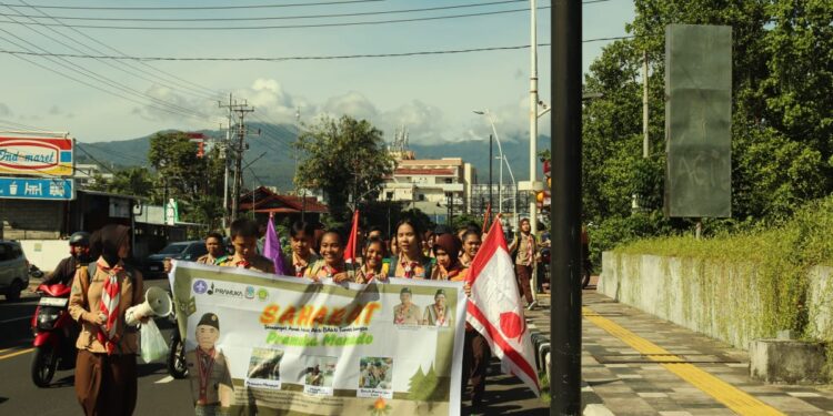Kwarcab Manado Gelar Giat “SAHABAT PRAMUKA MANADO” Peringati Hari Bapak Pramuka Indonesia