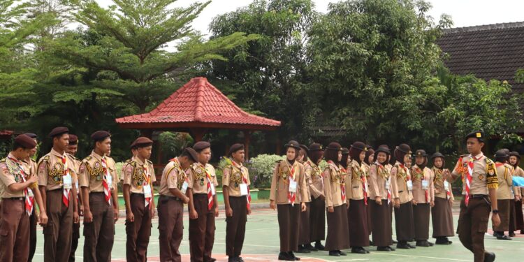 Tiga Pangkalan Gugus Depan di Grobogan Gelar Latihan Bersama