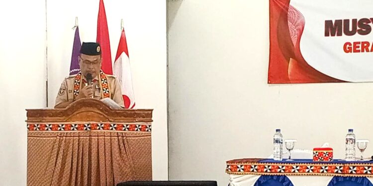 Hadir Di Mucab VII Lampung Barat. Kwarda Lampung Beri Arahan Sekaligus Sosialisasikan Ayopramuka Dan Program Kerja 2025