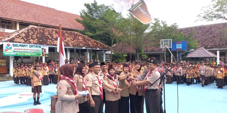 Permainan Rangking Satu Meriahkan Pesta Siaga Kwartir Ranting Purwodadi