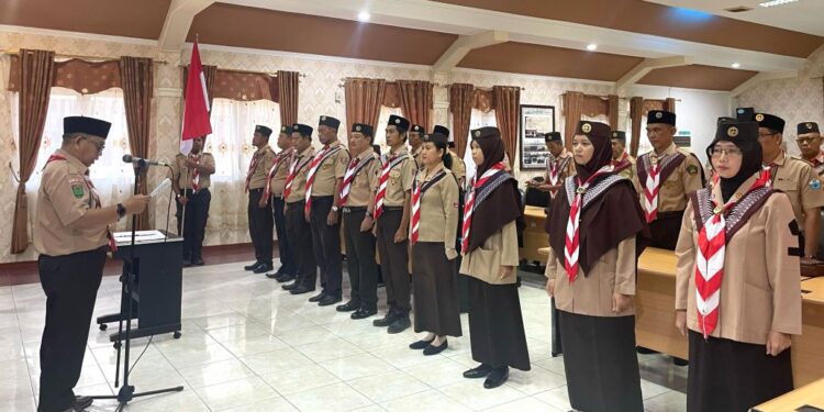 Pengukuhan Pengangkatan Pelatih Pembina Pramuka Kwarcab Kota Pontianak Tahun 2025