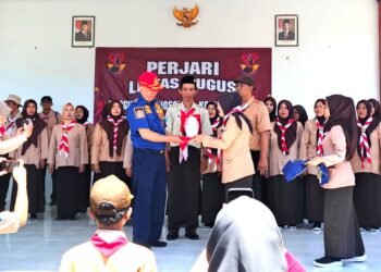 Pramuka Gugusdepan Wonosobo Pakupawe Berlatih Tanggap Kebakaran Melalui Jelajah Siaga Bencana