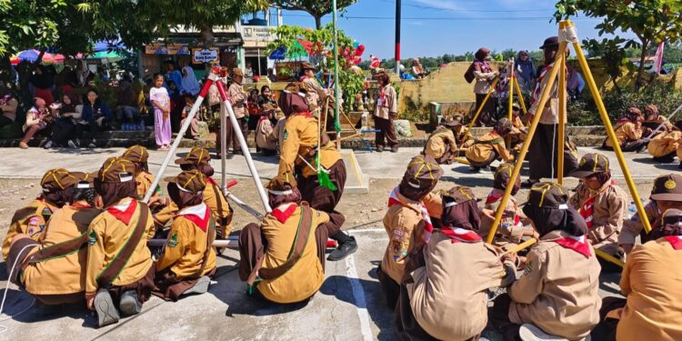 Kwartir Ranting Kedungjati Bersiap Ikuti Pesta Siaga Tingkat Cabang