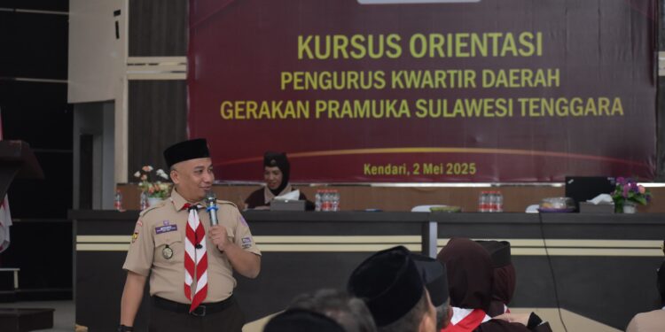 Wakapusdiklatnas Ajak Pengurus Kwarda Sultra Kolaboratif dan Inovatif dalam Menjalankan Tugas