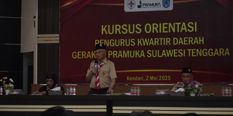 Wakapusdiklatnas Ajak Pengurus Kwarda Sultra Kolaboratif dan Inovatif dalam Menjalankan Tugas