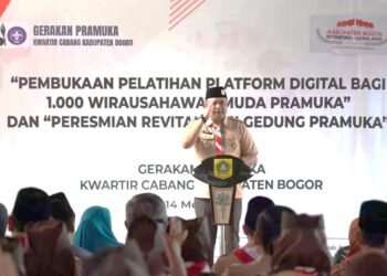 Kwarcab Kab. Bogor melaksanakan Pelatihan Platform Digital Bagi 1.000 Wirausahawan Muda Pramuka.