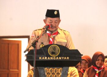 Bupati Karanganyar Kukuhkan 1.546 Pramuka Garuda