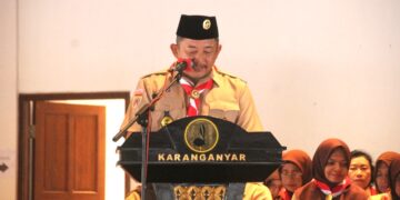 Bupati Karanganyar Kukuhkan 1.546 Pramuka Garuda