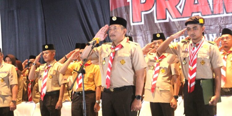 Bupati Karanganyar Kukuhkan 1.546 Pramuka Garuda