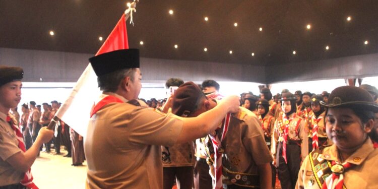 Bupati Karanganyar Kukuhkan 1.546 Pramuka Garuda