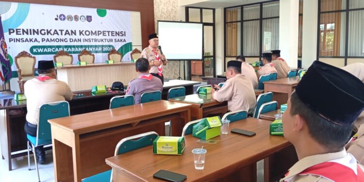 Kwarcab Karanganyar Gelar Peningkatan Kompetensi Pimpinan, Pamong dan Instruktur Saka
