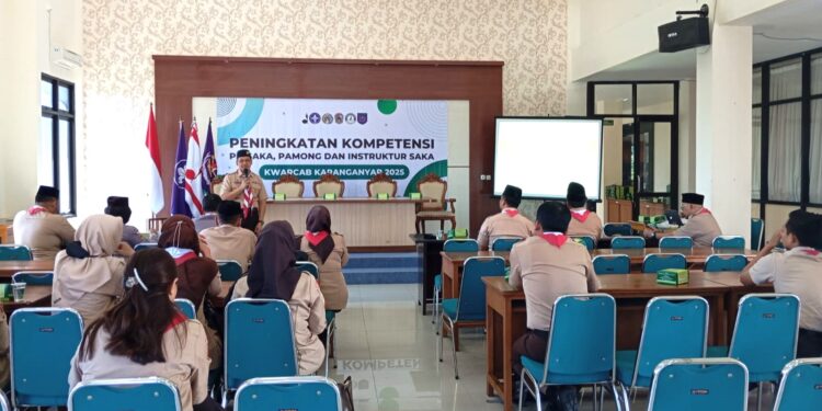 Kwarcab Karanganyar Gelar Peningkatan Kompetensi Pimpinan, Pamong dan Instruktur Saka