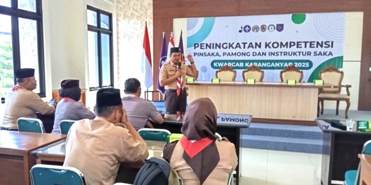 Kwarcab Karanganyar Gelar Peningkatan Kompetensi Pimpinan, Pamong dan Instruktur Saka