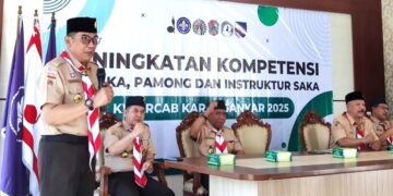 Kwarcab Karanganyar Gelar Peningkatan Kompetensi Pimpinan, Pamong dan Instruktur Saka