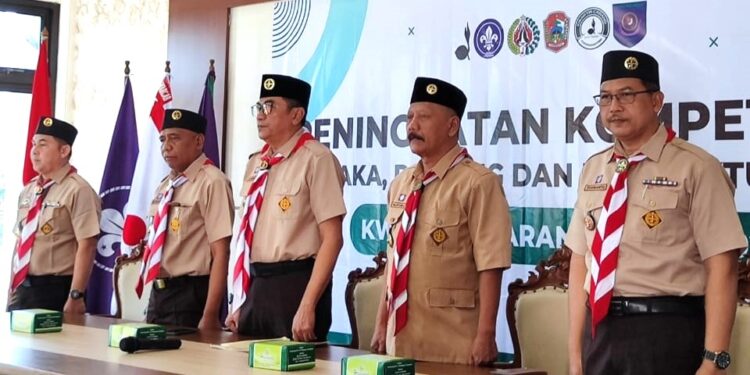 Kwarcab Karanganyar Gelar Peningkatan Kompetensi Pimpinan, Pamong dan Instruktur Saka