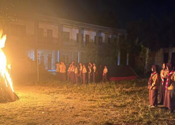 Perkemahan Pramuka MTs. Mambaul Muflihin Kradenan Tanamkan Semangat Cita-Cita dan Ibadah