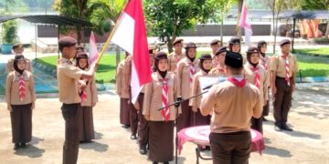 Ketua Kwarcab Kak Jeffry Hibatullah Lantik DKC dan Buka LPK Pramuka Penegak Pandega Kwarcab Kota Sawahlunto