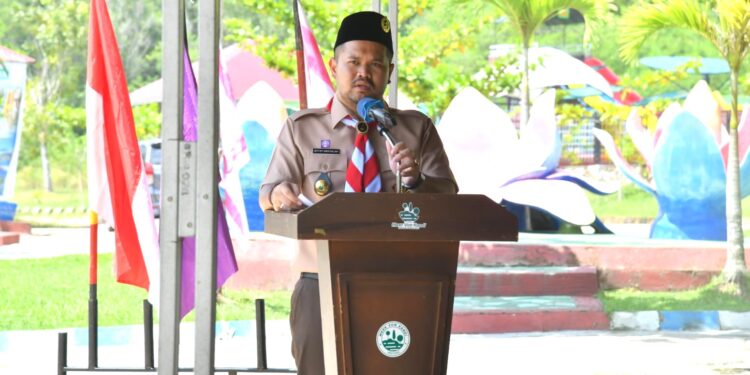Ketua Kwarcab Kak Jeffry Hibatullah Lantik DKC dan Buka LPK Pramuka Penegak Pandega Kwarcab Kota Sawahlunto