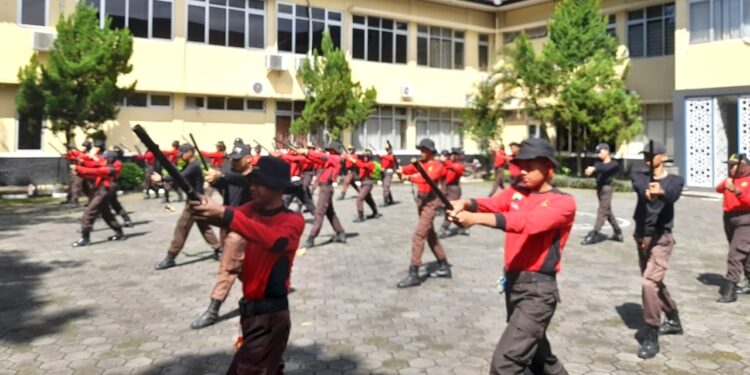 Saka Bhayangkara Polresta Banyumas Gelar Diklat TKK Krida Tibmas