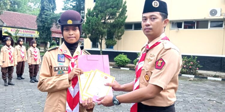 Saka Bhayangkara Polresta Banyumas Gelar Diklat TKK Krida Tibmas