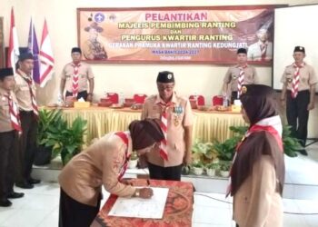 Pengurus Gerakan Pramuka Kwarran Kedungjati Dilantik