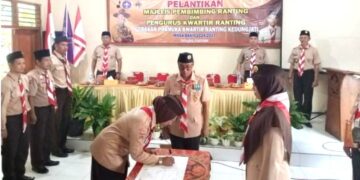 Pengurus Gerakan Pramuka Kwarran Kedungjati Dilantik