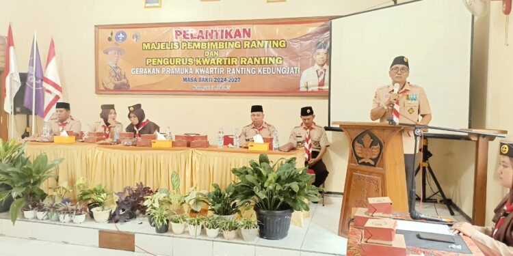 Pengurus Gerakan Pramuka Kwarran Kedungjati Dilantik