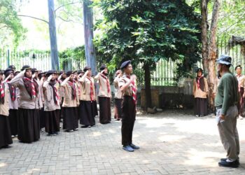 82 Peserta Ikuti Perkemahan dan Pengukuhan Saka Kalpataru Jakarta Barat