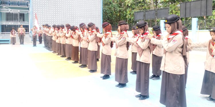 Pramuka MA Nuril Huda Tarub Punya Penegak Bantara Baru