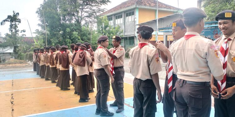 Pramuka MA Nuril Huda Tarub Punya Penegak Bantara Baru
