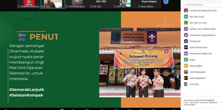 Rapat Dewan Saka Jaksel Bahas Green Scout Action dan Data Potensi Anggota