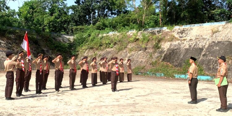 Anggota Baru Pramuka Saka Kalpataru Kwarcab Kota Sawahlunto 2025 Dilantik
