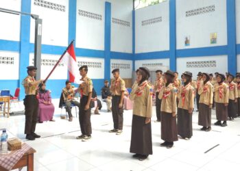 SMK YPLP Perwira 2 Purbalingga Lantik Pramuka Penegak Bantara