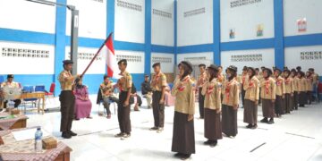 SMK YPLP Perwira 2 Purbalingga Lantik Pramuka Penegak Bantara