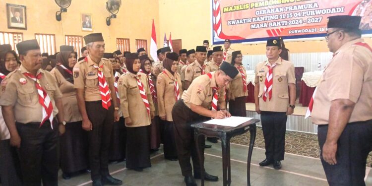 Semangat Baru, Pengurus Kwartir Ranting Purwodadi Siap Melaksanakan Program Kerja