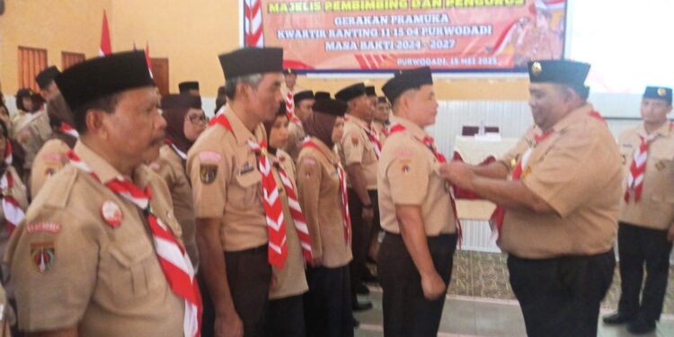 Semangat Baru, Pengurus Kwartir Ranting Purwodadi Siap Melaksanakan Program Kerja