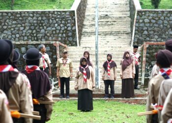 Wujudkan Pramuka Berkualitas Melalui Kegiatan LT 1 SMP Negeri 1 Kalimanah