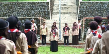 Wujudkan Pramuka Berkualitas Melalui Kegiatan LT 1 SMP Negeri 1 Kalimanah