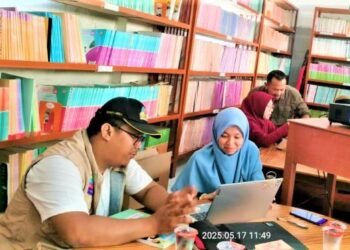 Ketua Kwarran Siantar Sitalasari Dampingi Bimtek Aplikasi AyoPramuka di SD Taman Cahaya