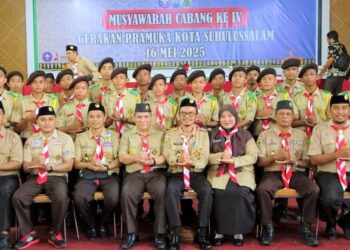Kak Yarnida Zai, Terpilih Jadi Ketua Kwarcab Pramuka Subulussalam 2025-2030