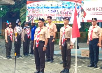 Kwarran Banyumas Menyelenggarakan Lomba Gelar Ketrampilan Penggalang