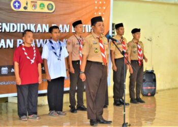 Unit Pasukan Prawira Kusuma Kwarcab Kota Pekalongan Gelar Diklat Ke-X: Cetak Kader Pramuka Berjiwa Keprotokoleran