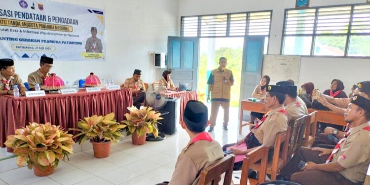 Pramuka Patimpeng Bertransformasi: Pendataan Potensi dan Pengadaan KTA untuk Peningkatan Kualitas