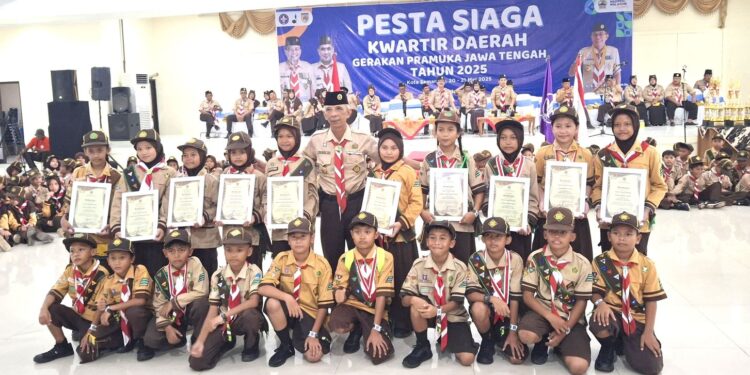 Kontingen Pesta Siaga Kwarcab Grobogan Berlaga Ditingkat Jawa Tengah