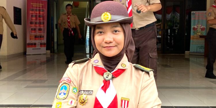 Talia Putri, Suara Muda yang Membawa Semangat Kolektif di Pramuka Jakarta Barat