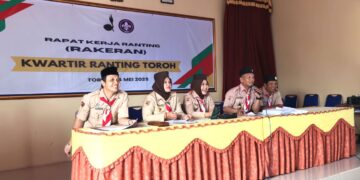 Gelar Rapat Kerja Ranting, Pengurus Kwarran Toroh Saling Kolaborasi