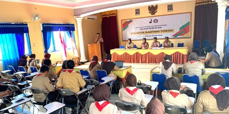 Gelar Rapat Kerja Ranting, Pengurus Kwarran Toroh Saling Kolaborasi