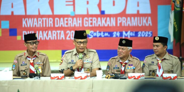 Ketua Kwarnas Dorong Pramuka Jakarta Jadi Pilar Pembentukan Karakter Bangsa